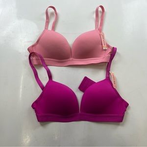 Pink lover women’s pink bra set NWT 32B L37-4
